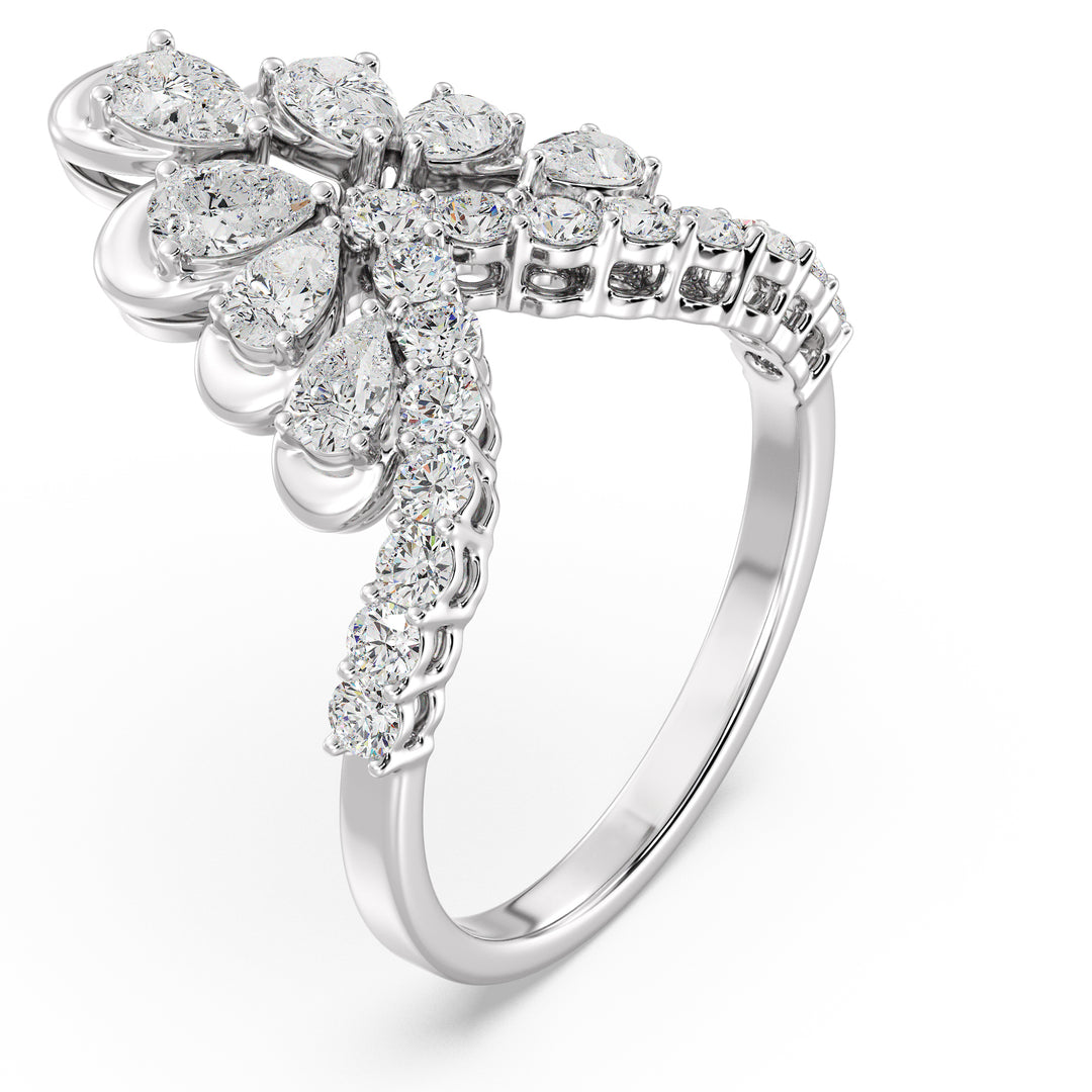 The Floria - Pear Blooming Floret Ring