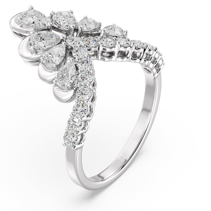 The Floria - Pear Blooming Floret Ring