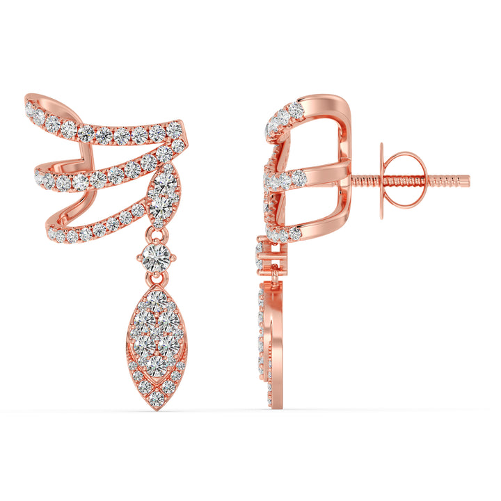 Diamond Drop Earrings