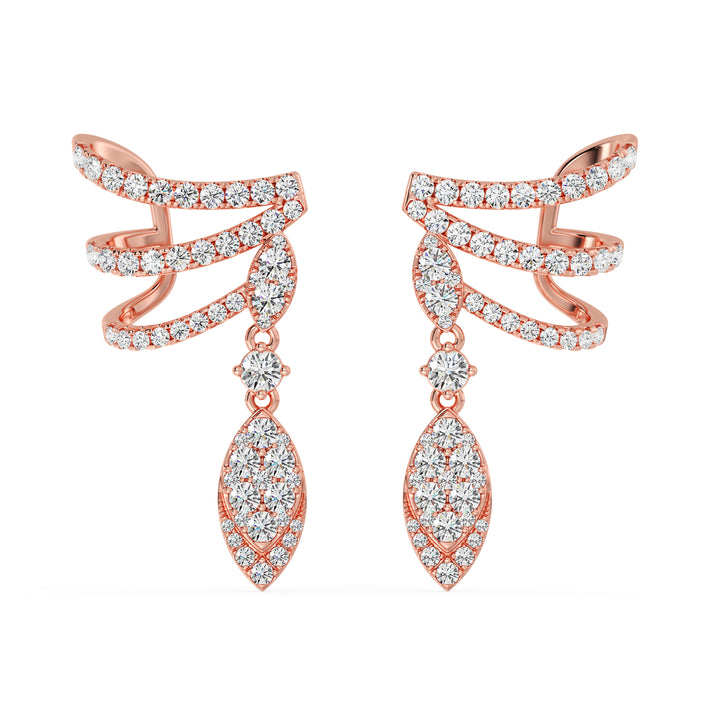 Diamond Drop Earrings