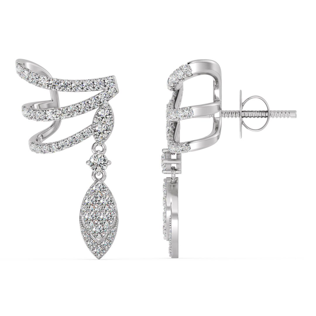 Diamond Drop Earrings