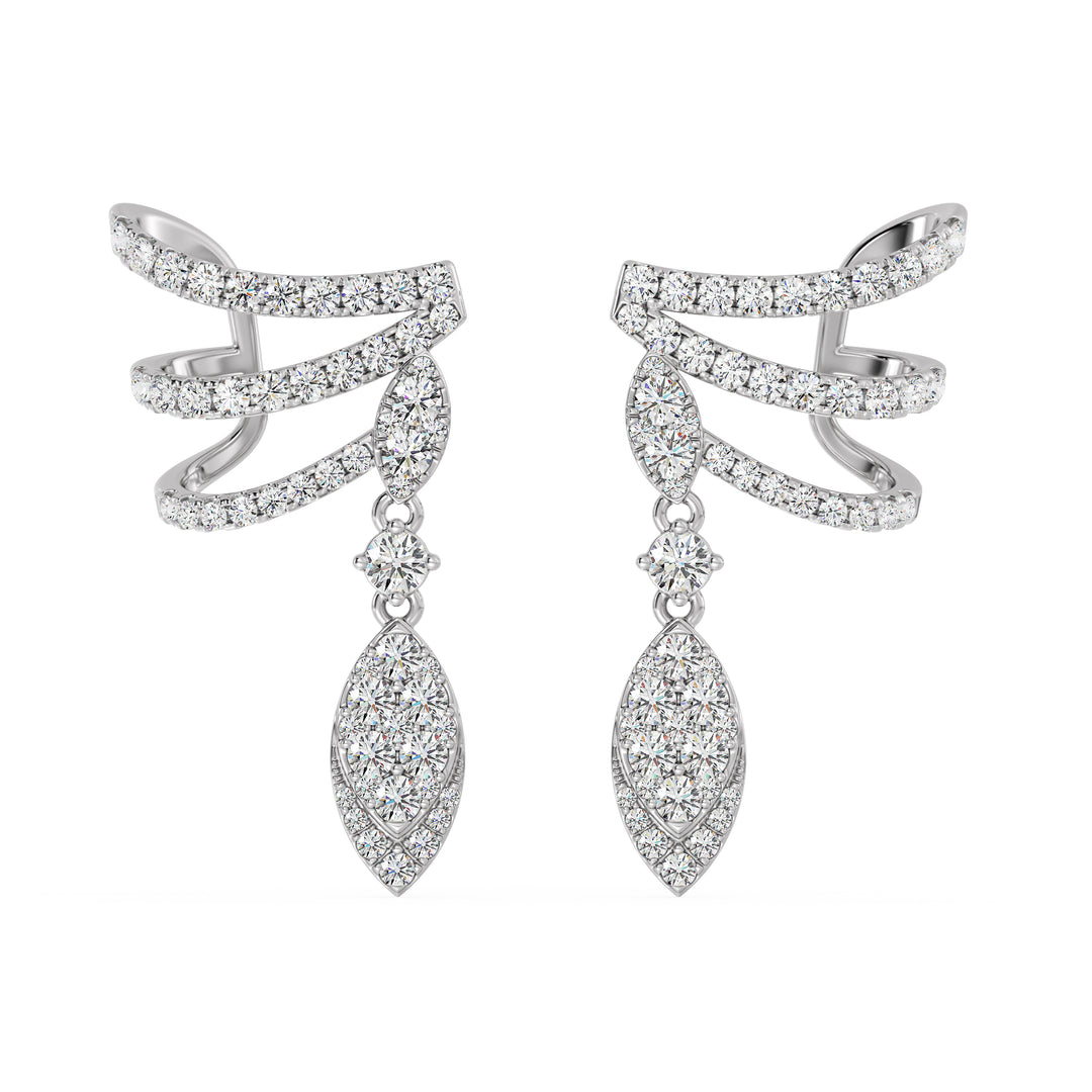 Diamond Drop Earrings