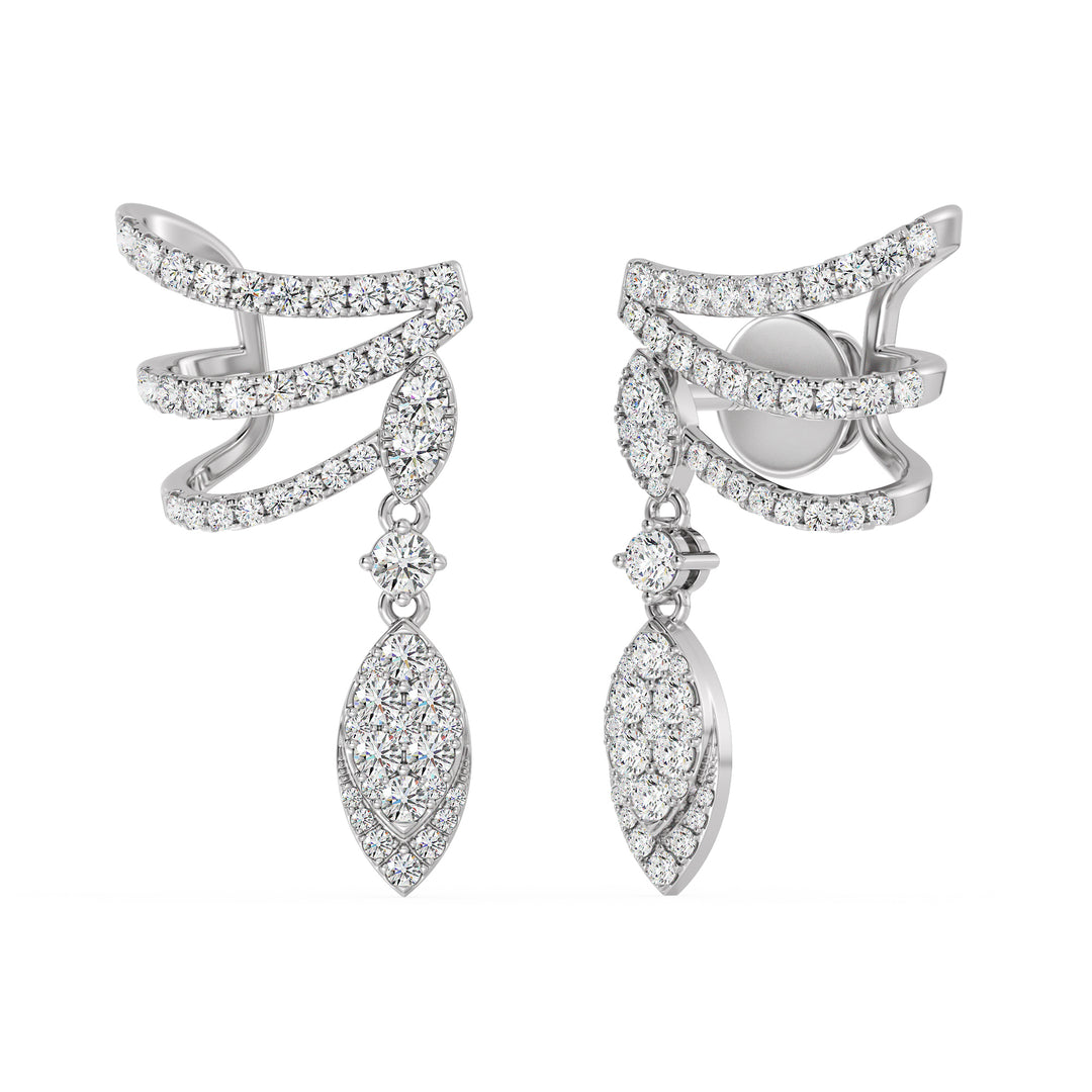 Diamond Drop Earrings