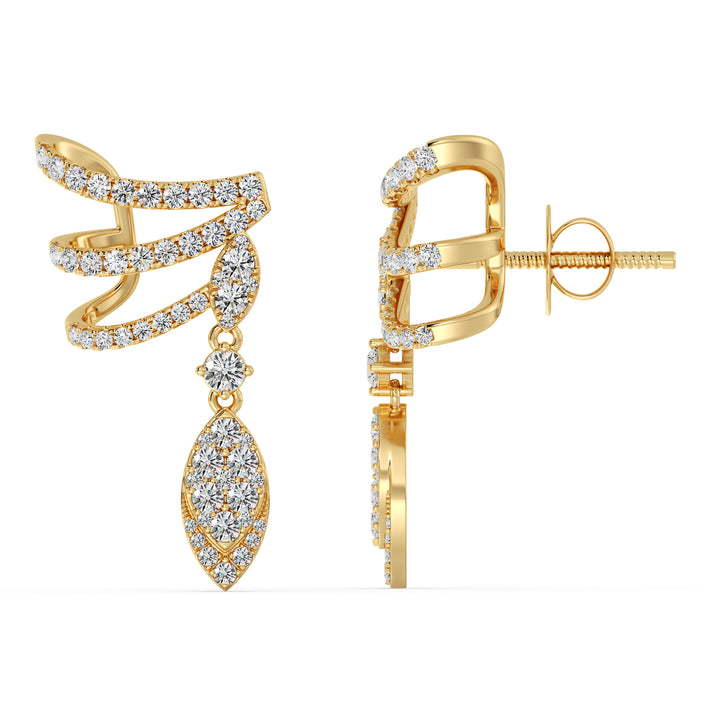 Diamond Drop Earrings
