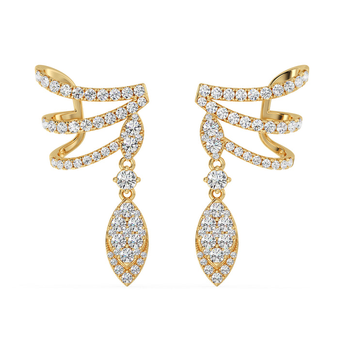 Diamond Drop Earrings