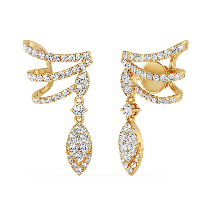 Diamond Drop Earrings