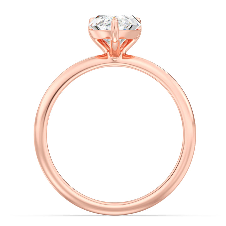 The Delilah Ring - Pear Solitaire