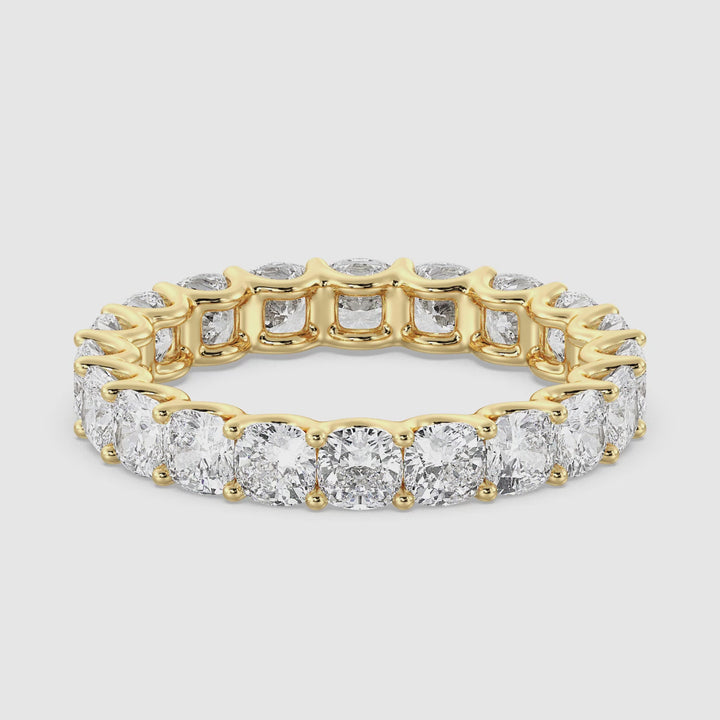 The Valencia Ring - Round Cut Eternity Band