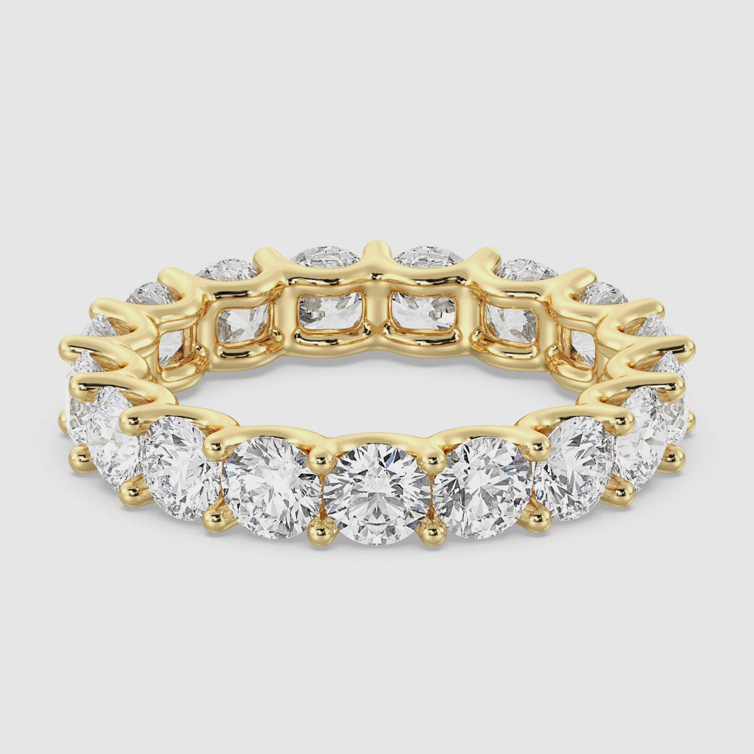The Marcella Ring - Cushion Cut Eternity Band