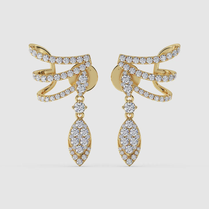 Diamond Drop Earrings