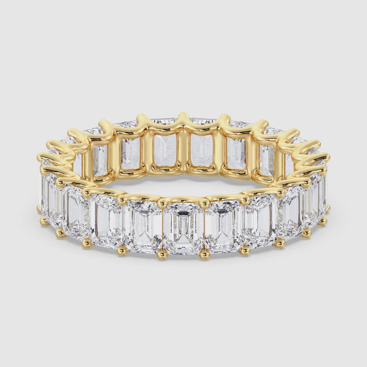 The Zara - Emerald Cut Eternity Ring